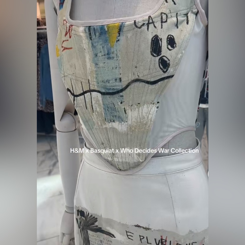 - Hm basquiat denim corset SALE TODAY - Picture 9 of 11